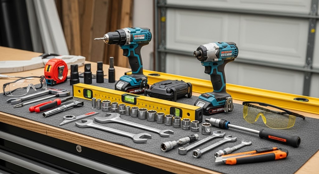 Coffret d’outils professionnels pour la pose